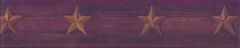 Primitive Rustic Star Wallpaper Border JN1734BD