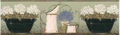 Memory Lane Hydrangea Wallpaper Border
