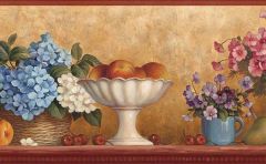 Country Windowsill Wallpaper Border