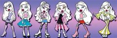 Purple Bratz Girl Wallpaper Border