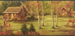 Fall Deer Wallpaper Border