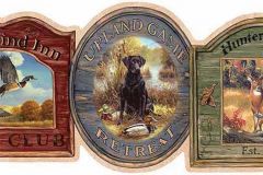 Hunt Club Signs Wallpaper Border LL50091B