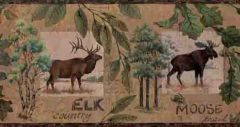 Wildlife Crossing Wallpaper Border