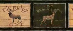 Framed Lodge Wallpaper Border