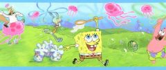 SpongeBob Bubbles Wallpaper Border