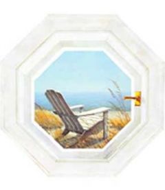 Shoreline Chair Octagon Window Mural