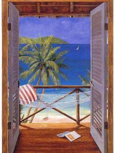 Beach Wallpaper Accent Mural