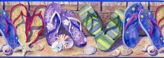 Bold Flip Flop Wallpaper Border