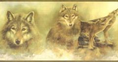 Wolf Wallpaper Border