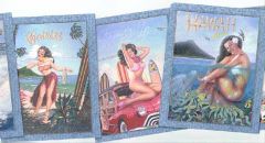 Tropical Girls Wallpaper Border