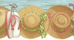 Beach Lovers Wallpaper Border
