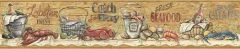 Fresh Seafood Wallpaper Border