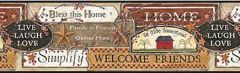 Black Country Signs Wallpaper Border