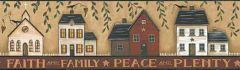 Peace and Plenty Wallpaper Border