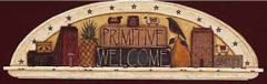 Primitive Welcome Arch Wall Mural