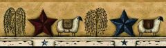 Sheep and Star Wallpaper Border