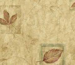 Faux Leaf Toss Wallpaper