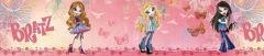 Pink Bratz Fashion Pixiez Wallpaper Border PS93720B