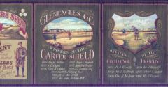 Vintage Golf Wallpaper Border