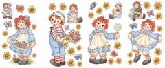 Raggedy Ann and Andy Wall Stickers