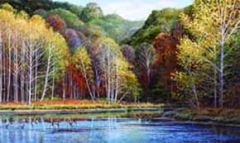 Peaceful Setting Wallpaper Mural