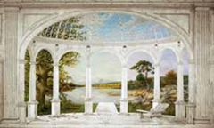 White Arches Wallpaper Mural