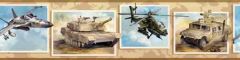 Armed Forces Peel and Stick Wall Border-3 rolls