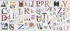 Alphabetical Peel and Stick Appliques