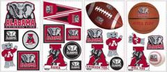 University of Alabama Peel and Stick Appliques