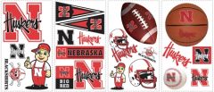 University of Nebraska Peel and Stick Appliques