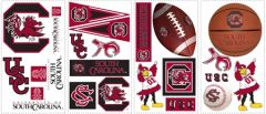 University South Carolina Peel and Stick Appliques