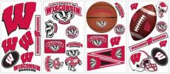 Badgers University of Wisconisn Peel and Stick Appliques