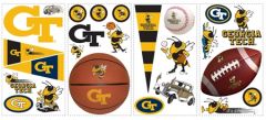 Georgia Tech Yellow Jackets Peel and Stick Appliques
