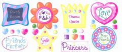 Wall Frames Peel and Stick Appliques