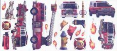 Fire Brigade Peel and Stick Appliques