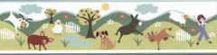 Gems Friends Farm Wall Paper Border