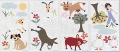 Gems Friends Farm Wall Peel and Stick Appliques