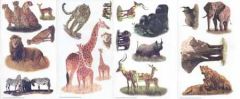 Safari Peel and Stick Appliques