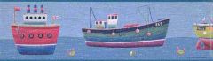 Nautical Boat Peel and Stick Wallpaper Border