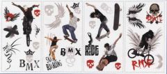 Extreme Sports Peel and Stick Wall Cutout Appliques