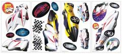 Speed Racer Peel and Stick Appliques