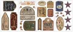 Country Signs Peel and Stick Wall Stickers