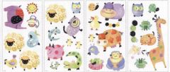 Polka Dot Piggy Peel and Stick Appliques