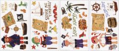 Treasure Hunt Peel and Stick Wall Appliques