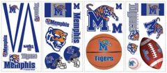 University of Memphis Tigers Peel and Stick Appliques
