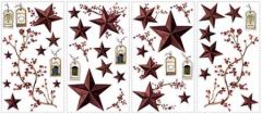 Country Berries and Stars Peel and Stick Wall Sti