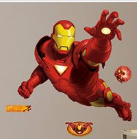 Iron Man Peel and Stick Giant Mural