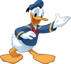 Disneys Donald Duck Peel and Stick Giant Mural