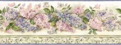 Heirloom Lilac Wall Paper Border SM20043B