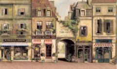 La Rue De Paris Wall Murals